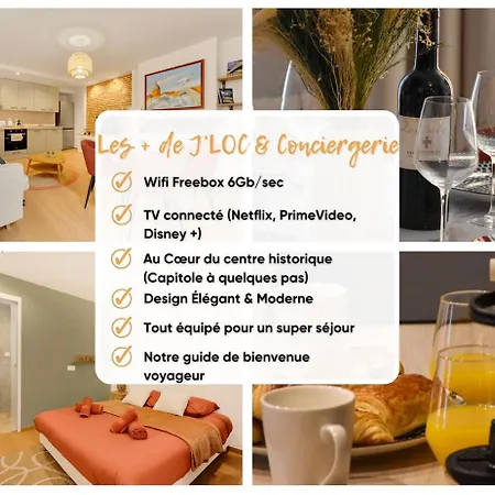 Apartmán Le Paradoux - Luxe & Brique Au Coeur De